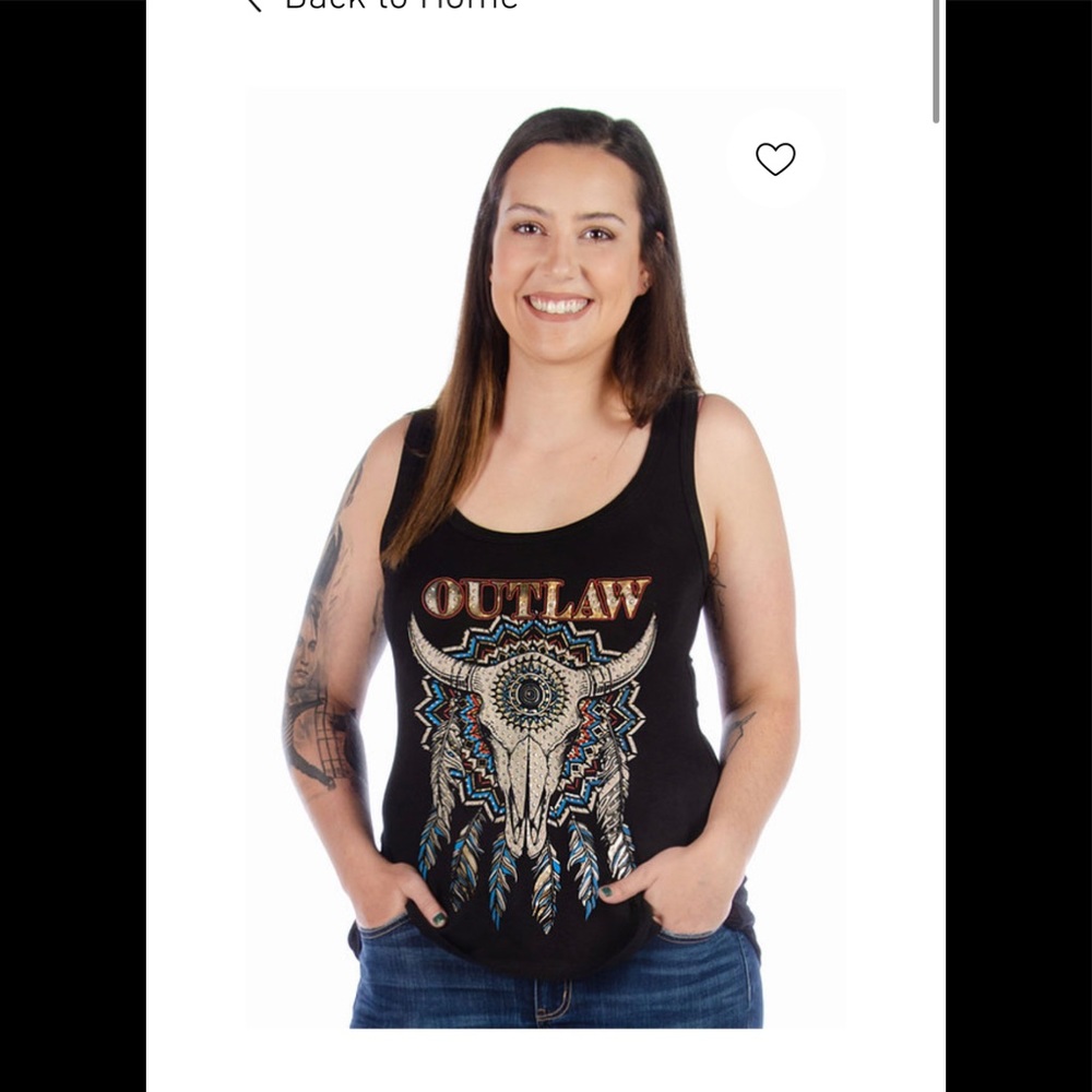 Liberty Wear Steer Cowgirl Tank